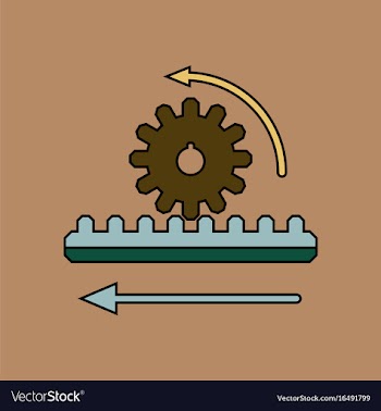 Flat icon design collection during gear vector image