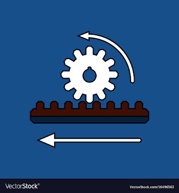 Flat icon design collection during gear vector image