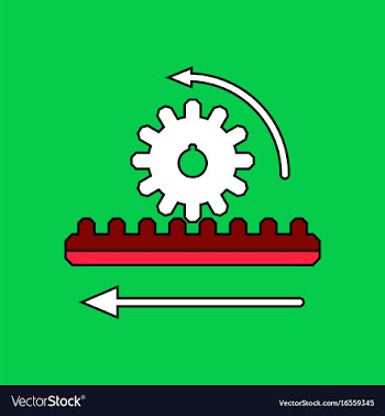 Flat icon design collection during gear vector image