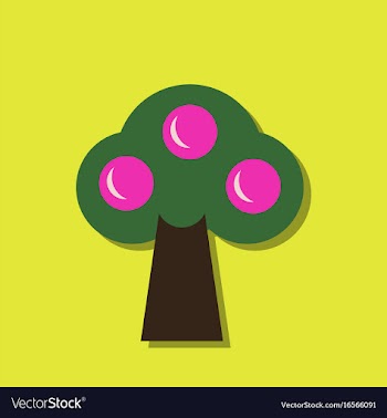 Flat icon design collection ecological tree in vector image