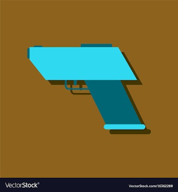 Flat icon design collection electric gun in vector image