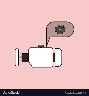 Flat icon design collection engine and broken gear vector image