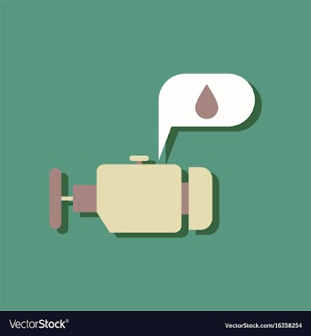 Flat icon design collection engine and oil in vector image