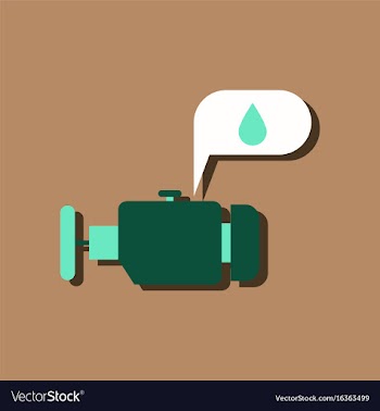 Flat icon design collection engine and oil in vector image