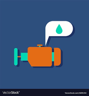Flat icon design collection engine and oil in vector image