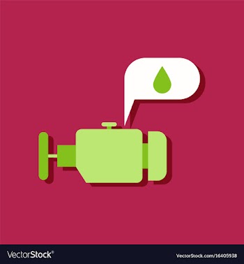 Flat icon design collection engine and oil in vector image