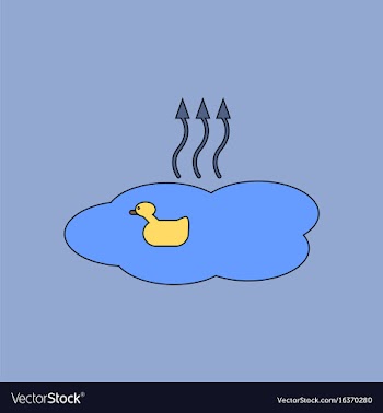 Flat icon design collection evaporation of water vector image