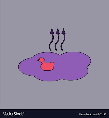 Flat icon design collection evaporation of water vector image