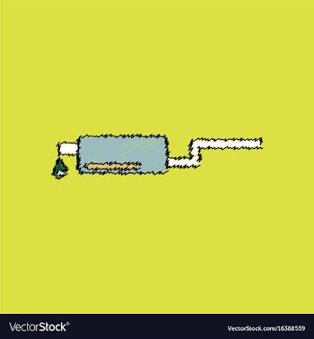 Flat icon design collection exhaust pipe and vector image