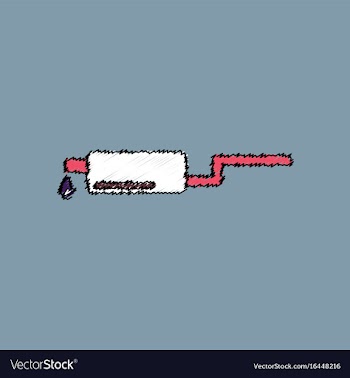 Flat icon design collection exhaust pipe and vector image