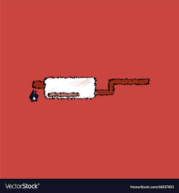 Flat icon design collection exhaust pipe and vector image