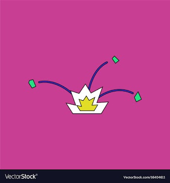Flat icon design collection explosion and shards vector image