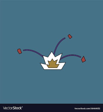 Flat icon design collection explosion and shards vector image