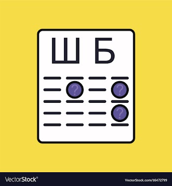 Flat icon design collection eye test for distance vector image