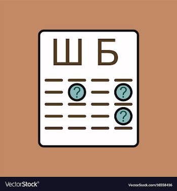 Flat icon design collection eye test for distance vector image