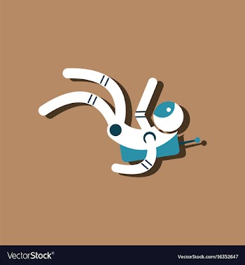 Flat icon design collection falling astronaut in vector image