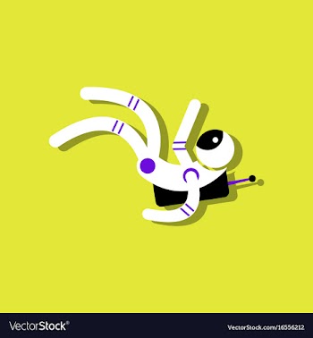 Flat icon design collection falling astronaut in vector image