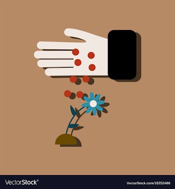 Flat icon design collection fertilizer and flower vector image