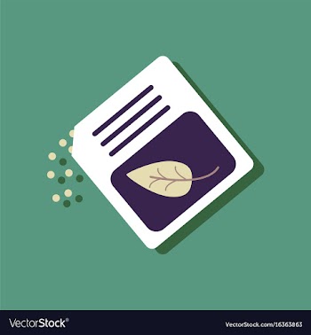 Flat icon design collection fertilizer package in vector image