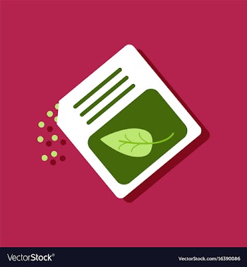Flat icon design collection fertilizer package in vector image