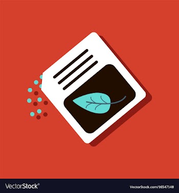 Flat icon design collection fertilizer package in vector image