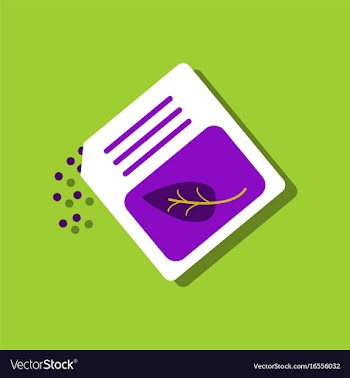 Flat icon design collection fertilizer package in vector image