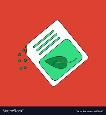 Flat icon design collection fertilizer package vector image