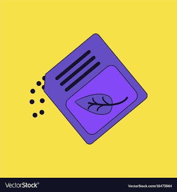 Flat icon design collection fertilizer package vector image