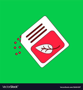 Flat icon design collection fertilizer package vector image