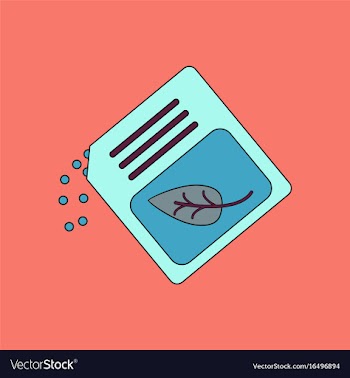 Flat icon design collection fertilizer package vector image