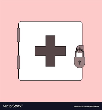 Flat icon design collection first aid kit on the vector image