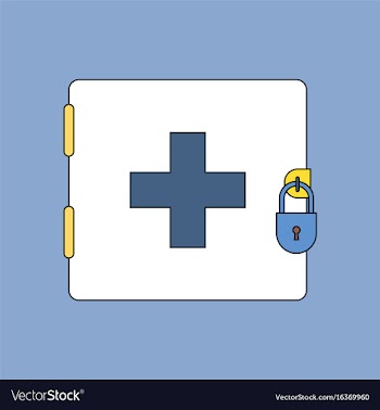 Flat icon design collection first aid kit on the vector image