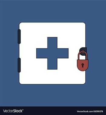 Flat icon design collection first aid kit on the vector image