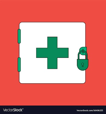 Flat icon design collection first aid kit on the vector image