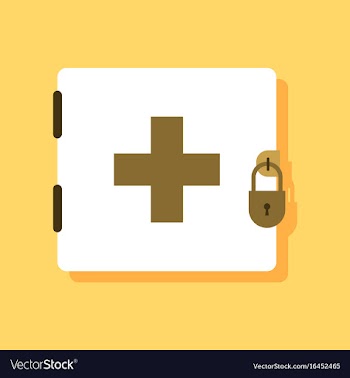 Flat icon design collection first aid kit on the vector image