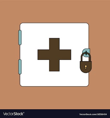 Flat icon design collection first aid kit on the vector image