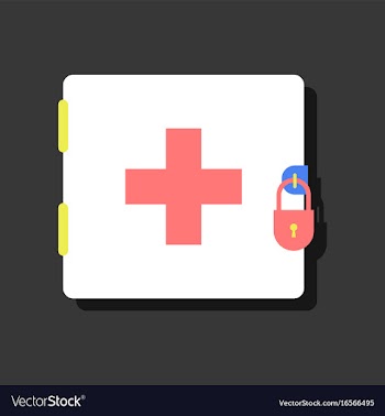 Flat icon design collection first aid kit on the vector image