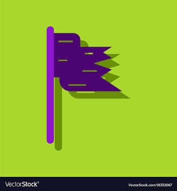 Flat icon design collection flag silhouette in vector image