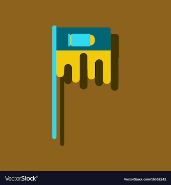 Flat icon design collection flag silhouette in vector image