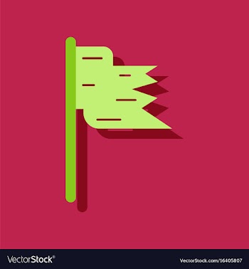 Flat icon design collection flag silhouette in vector image