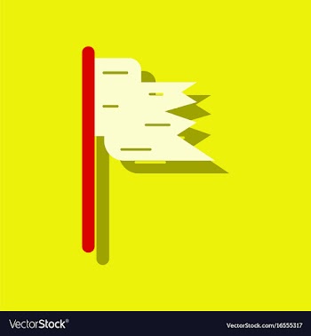 Flat icon design collection flag silhouette in vector image