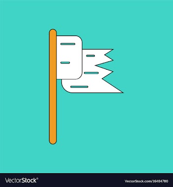 Flat icon design collection flag silhouette vector image