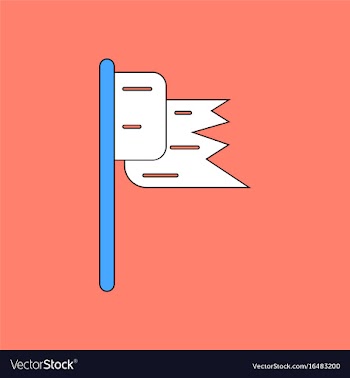 Flat icon design collection flag silhouette vector image