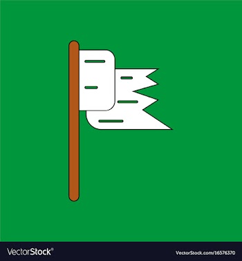 Flat icon design collection flag silhouette vector image