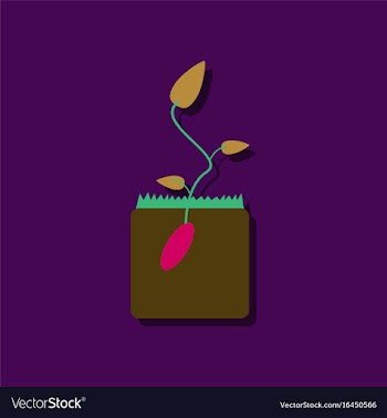 Flat icon design collection flower buds in vector image