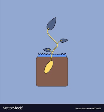 Flat icon design collection flower buds vector image