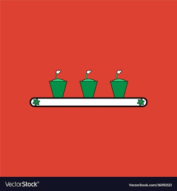 Flat icon design collection flowerpots on shelf vector image