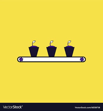 Flat icon design collection flowerpots on shelf vector image