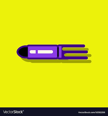 Flat icon design collection flying bullet with vector image