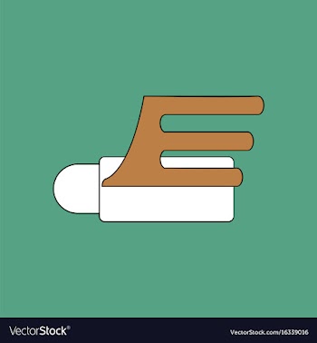 Flat icon design collection flying cruise missile vector image